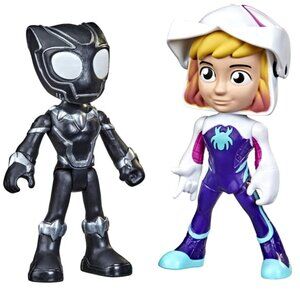 4 Inch Spidey and His Amazing Friends Marvel Ghost-Spider and Black Panther